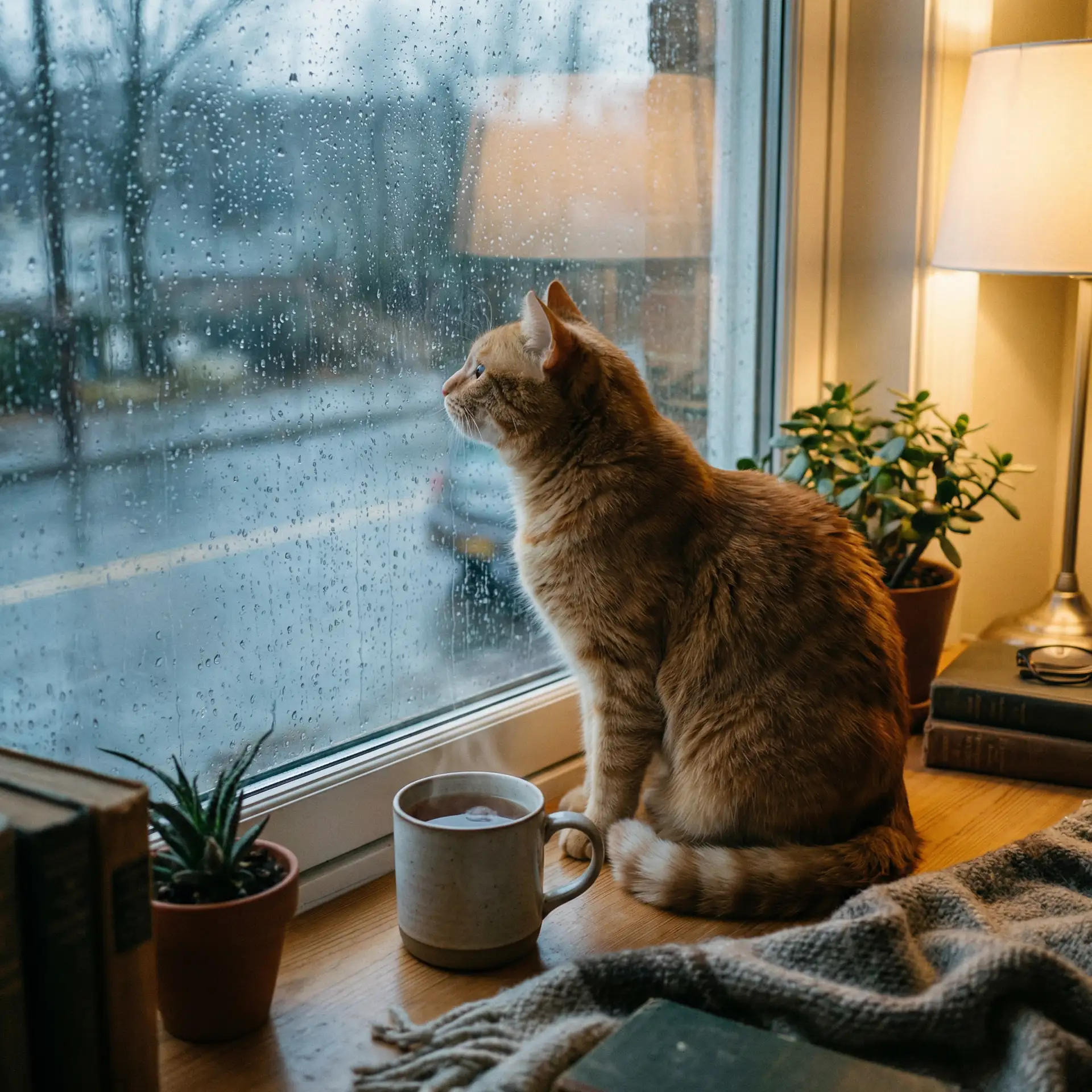 猫咪望着窗外的雨 - 粗大的内捧猛烈进出视频网站